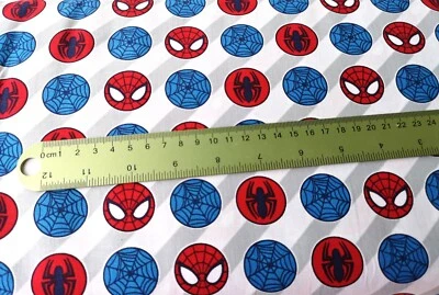 CAMELOT FABRICS Marvel Spiderman 100% Cotton Print Fabric for Crafting Quilting
