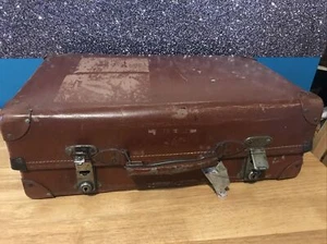 Maleta pequeña marrón vintage - Imagen 1 de 9