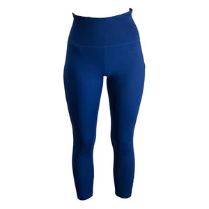 TOMMIE COPPER Women's Lower Back Support Capri Leggings, Cobalt Blue - Picture 1 of 2