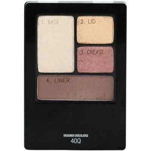 Maybelline Expert Wear Eyeshadow Quads, Designer Chocolates 40Q, 0.17 oz - Picture 1 of 2