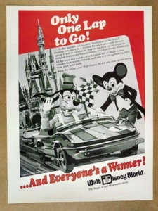 1980 Walt Disney World vintage print Ad - Picture 1 of 1