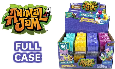 Animal Jam Adopt a Pet Mystery Case 24 Count Full Case Cover