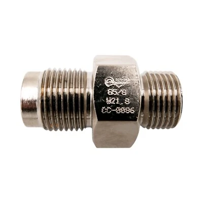 HIGH TECH DIVING Gewindeadapter 300 Bar Druckluft G 5/8" Aussengewinde - Edelgas W21.8 AG