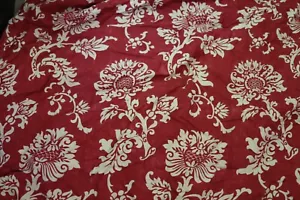 CHAPS Ralph Lauren Summerton Queen Comforter Red Floral Victorian Cottagecore - Picture 1 of 8