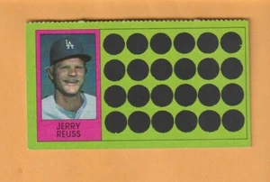 Jerry Reuss Los Angeles Dodgers 1981 Topps Scratchoffs #103 Central Missouri 5W - Bild 1 von 2