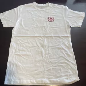 NEW! Brixton Short Sleeve Tee Size Large L WHITE Double Sided T-Shirt NWOT - Picture 1 of 8
