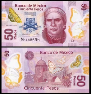 2019 Mexico 50 Pesos Polymer UNC - Picture 1 of 1