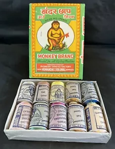New/ Other Monkey Brand Embroidery Thread 500m ea. Zig Zag Shade 3 India - Picture 1 of 7