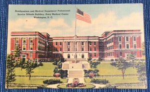 Cartolina Washington D.C. ESERCITO CENTRO MEDICOHQ Dipartimento Medico Scuole ~868A - Foto 1 di 2