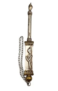 Vintage Judaic a Jewish Yard Torah Reader Pointer Sterling Silver w/ Chain - Picture 1 of 7