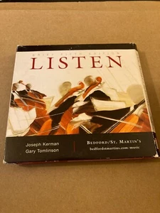 Listen by Gary Tomlinson and Joseph Kerman (2003, Compact Disc, Abridged ... - Picture 1 of 22