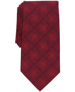 Perry Ellis Men's Wheatley Classic Geo Print Tie - Red NWT - Picture 1 of 1