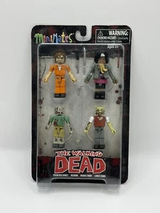 Minimates The Walking Dead - Prison Rick Grimes - Michonne - Confezione da 4 - 2012 - Nuovo con scatola - Foto 1 di 6