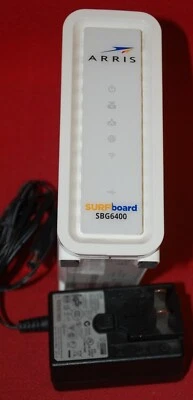 Arris Surfboard SBG6400 8x4 Docsis 3 N300 WiFi Gigabit Cable Modem - Image 1 of 4