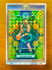 Jayson Tatum RARE GOLD REFRACTOR PRIZM INVESTMENT CARD SSP MOSAIC CELTICS MINT
