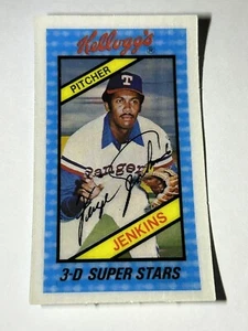 1980 Kelloggs 3D Super Stars #47 Fergie Jenkins Texas Rangers - Bild 1 von 2