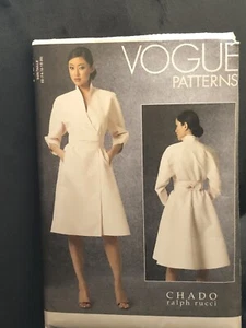 Vogue 1239 Sewing Pattern Designer’s Ralph Rucci CHADO Cocktail Dress Sizes14-20 - Picture 1 of 3