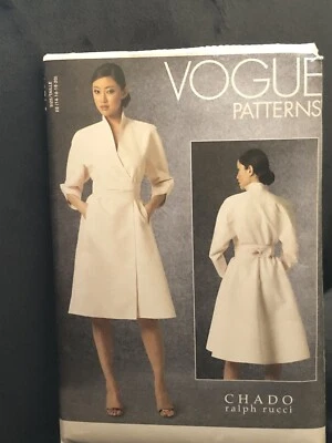 Vogue 1239 Sewing Pattern Designer’s Ralph Rucci CHADO Cocktail Dress Sizes14-20 - Image 1 of 3