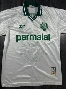 Original Authentic Reebok Palmeiras 1997/1998 Away Shirt Mens Medium - Picture 1 of 18
