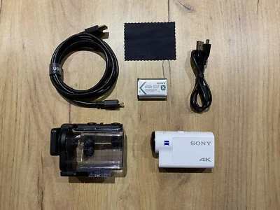 SONY FDR-X3000 Action Sports Cam Travel Camera Camcorder Video 4K White Nice - Image 1 of 4