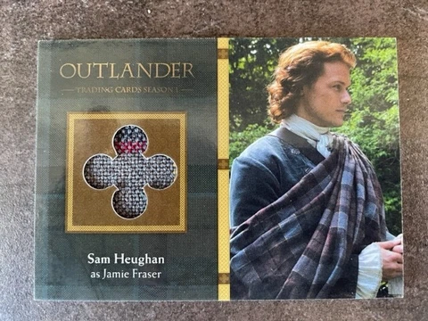 RARE Sam Heughan Season 1 Outlander Wardrobe Card Cover