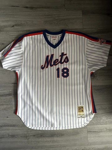new Mitchell & Ness New York Mets 1986 Darryl Strawberry Jersey Size 60 Cover
