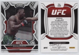 2023 Panini Chronicles UFC Certified Sodiq Yusuff #235