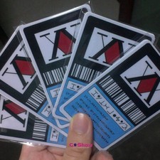 2X Hunter x Hunter License Cards GING FREECSS Hisoka Kurapika Killua Zoldyck PVC
