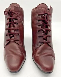 Enzo Angiolini Women’s Heeled Granny Victorian Witchy Booties Size 7M Brown - Picture 1 of 14