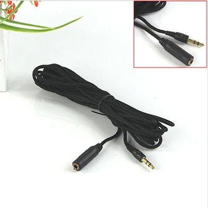 1.5M 3.5mm Headphone Jack Extender Stereo Speaker Extension Cable Lead Wire - Picture 1 of 4