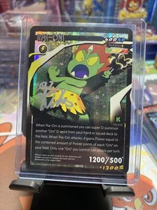Rai-Oni Holo D-Spirits TCG Kickstarter Holo Control the Soul Signed By Sterling - Picture 1 of 2