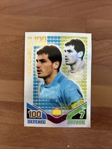 Iker Casillas 100 Club Topps Match Attax World Cup 2010 - Picture 1 of 2