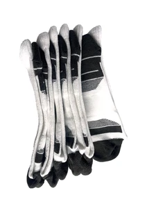 Under Armour Black & White Knee High Socks Performance Sportswear 3 Pairs - Picture 1 of 11