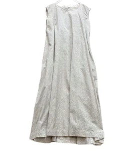 ICHI / ICHI Antiquites Cotton Long Dress Pullover All-Over print Sleeveless Exc - Picture 1 of 10