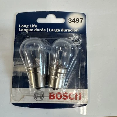 BOSCH 3497LLB2 LongerLife Turn Signal Lamp Bulb 3497 - 2 PACK - Image 1 of 2