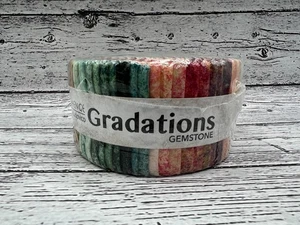 Northcott Stonehenge Gradations Gemstone 2.5" Strip Roll - 40 count SGRAD40-680 - Picture 1 of 7
