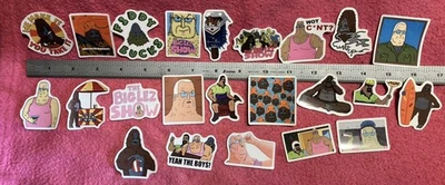 LOT of 10 the BIG LEZ SHOW random pcs decals sassy sasquatch donny clarence - Image 1 of 3