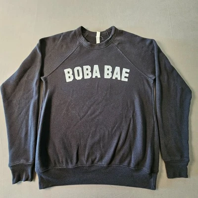 Sudaderas Boba Guys Boba Bae Talla S Gris Negro - Paquete de 2 Foto 1 de 4