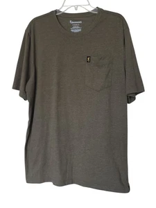 Browning Herren T-Shirt Größe XL Kurzarm Tasche grünlich braun Shirt - Bild 1 von 5