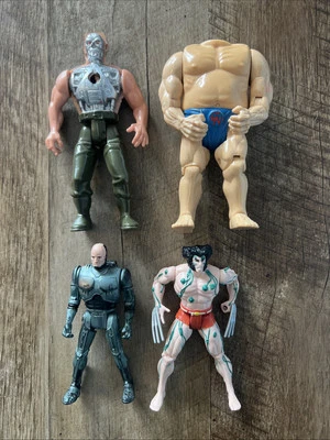 1980s & 1990s Action Figure Lot - Mixed Parts Lot - Kenner Toys & Toy Biz Lot - Image 1 of 4