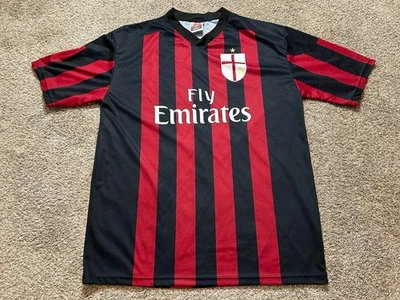 3R SPORT Official AC Milan Jersey Adult M Home Serie A Italy Keisuke Honda #10 - Image 1 of 4