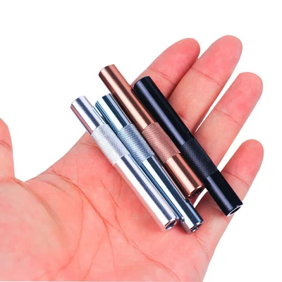 4Pcs Mix Color Portable Aluminum Alloy Filter Straw Reusable Smoking Accessory - Image 1 of 4