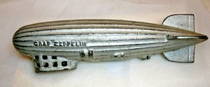 Graf Zeppelin Cast Iron Bank Vintage AC Williams Blimp Toy Bank  - Picture 1 of 12