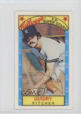 1979 Kellogg's 3-D Super Stars Ron Guidry (Career Hits 396) #11 - Image 1 of 2