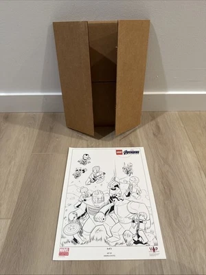 LEGO Rare Marvel Superheroes Avengers Endgame VIP Art Sketch 5005881  2 of 3 - Image 1 of 4