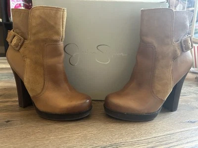 Women’s Jessica Simpson Callian Tall Ankle Boot 8.5 In Camel - Image 1 of 4
