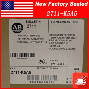 2711-K5A5 AB PanelView Standard Terminal FREE Shipping New 2711K5A5 GQ - Picture 1 of 4