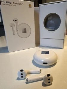 Huawei Bluetooth Kopfhörer Mit Mikrofon FreeBuds3 Ceramic White - Bild 1 von 3