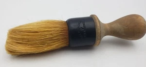 REX Shaving Brush Wooden Handle Antique Vintage Badger Bristle - Picture 1 of 6