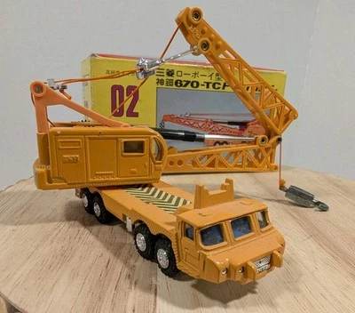 SHINSEI Mini Power 02 Mitsubishi Lowboy Type Shinko 670-TC Truck Crane - Image 1 of 4